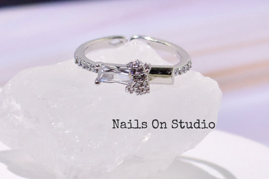 Crystal Charm Ring