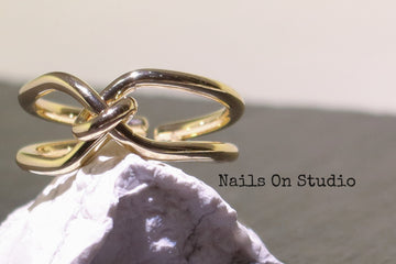 Golden Infinity Knot Ring