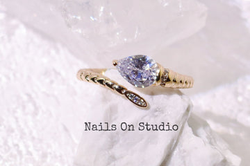 Golden Teardrop Ring